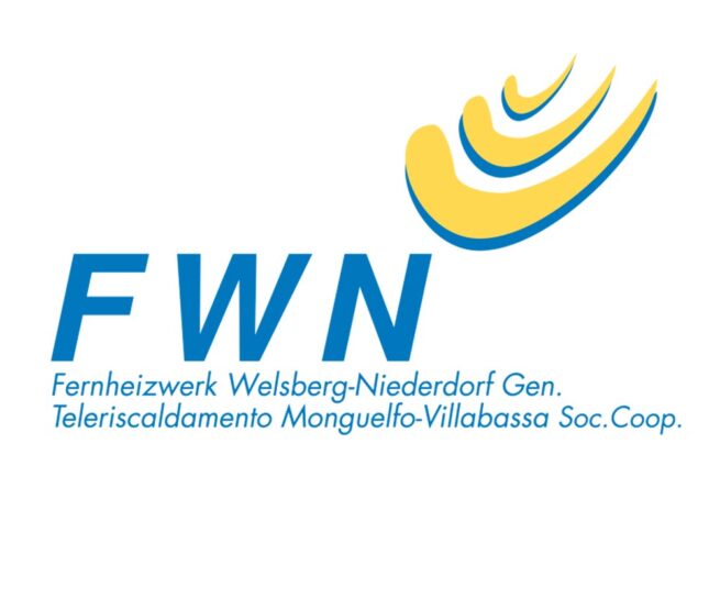 Grafische Gestaltung Logo FWN Fernheizwerk Welsberg Niederdorf